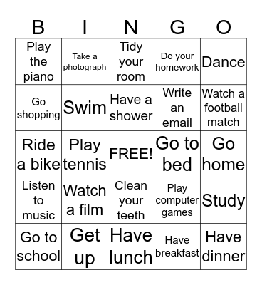 Prueba Bingo Card