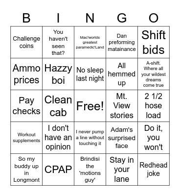 The Lingo Bingo Card