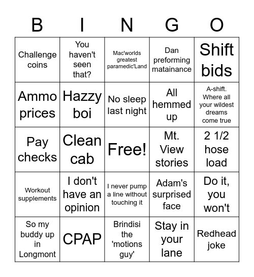 The Lingo Bingo Card
