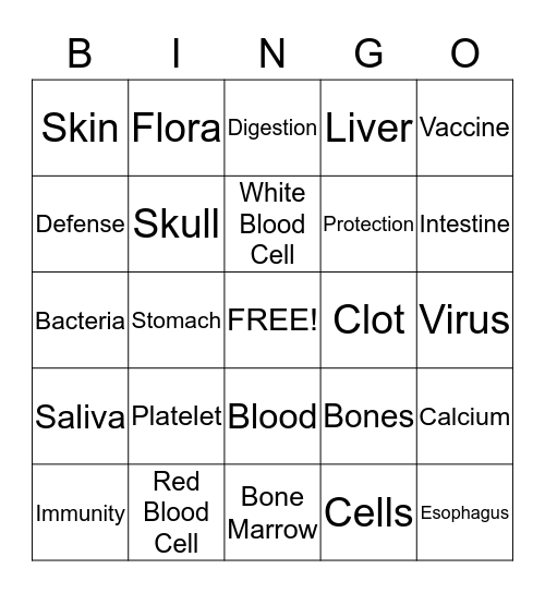 Reach Out To The Youth Bingo Card