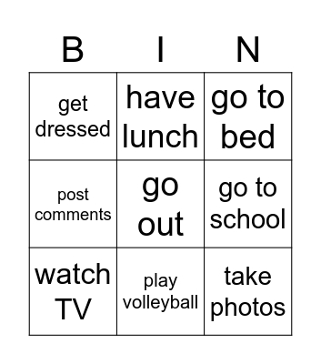 JOJ Bingo Card