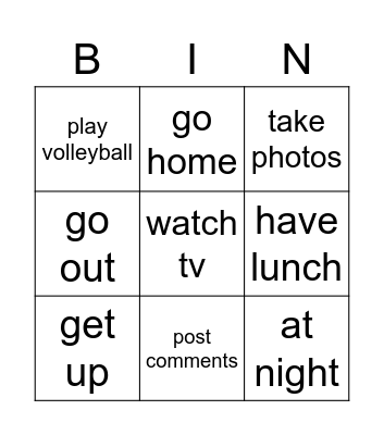 Untitled Bingowatc Bingo Card