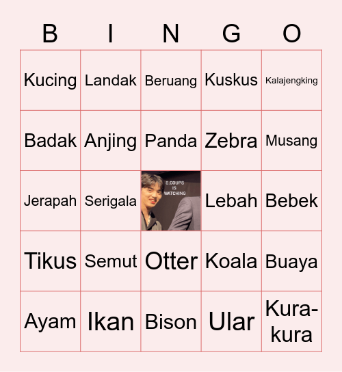 BINGO GAME WITH SAY7 Bingo Card