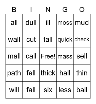 Wilson 1.4 bonus letters (and all) REAL Bingo Card