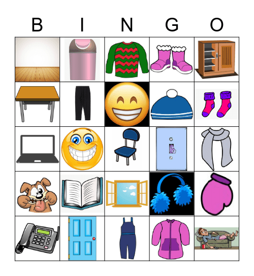 classroom and misc Bingo Card