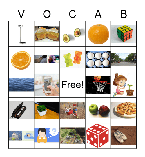 Week 20-24 Bingo Card Bingo Card