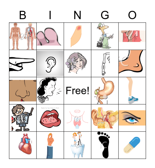 SPA 112 body bingo Card