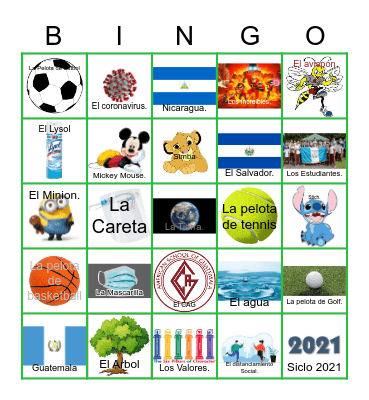 ¡BINGO en familia! Bingo Card
