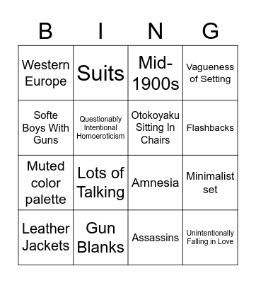 Masatsuka gonna Masatsuka Bingo Card