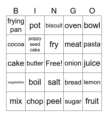 The Bay Hubert Bingo Card