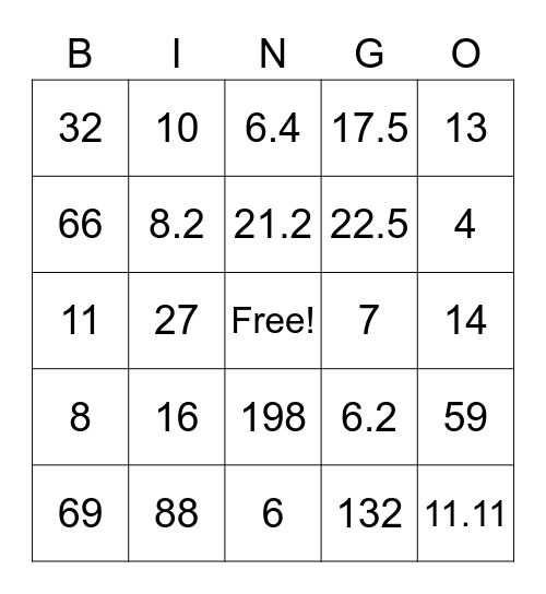 Bingo Wheel of Jeopardy Bingo Card