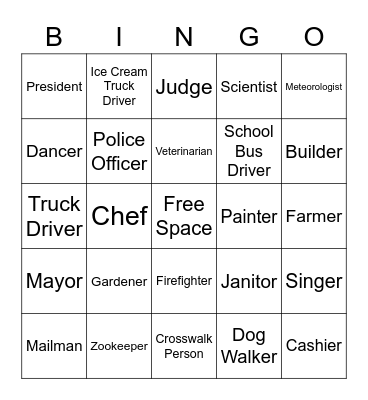 Producers Bingo Card