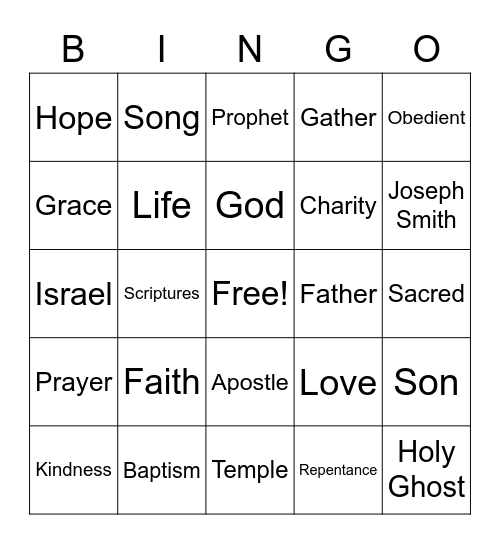 Conference Bingo Card