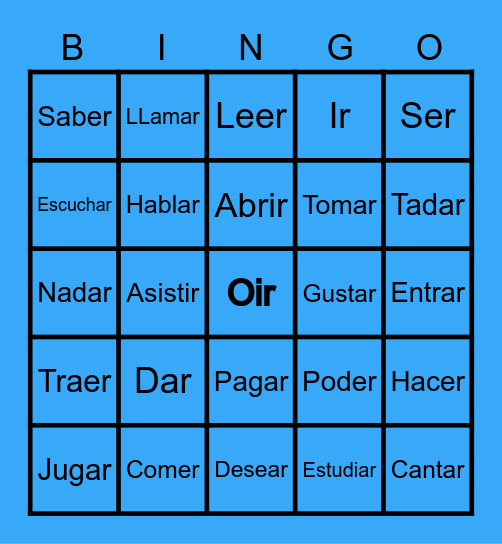 Loteria Bingo Card