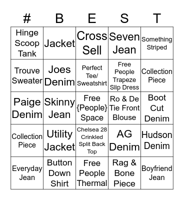 TBD BINGO Card