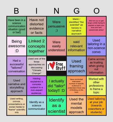 Have you "Tailored" Today?! Bingo Card