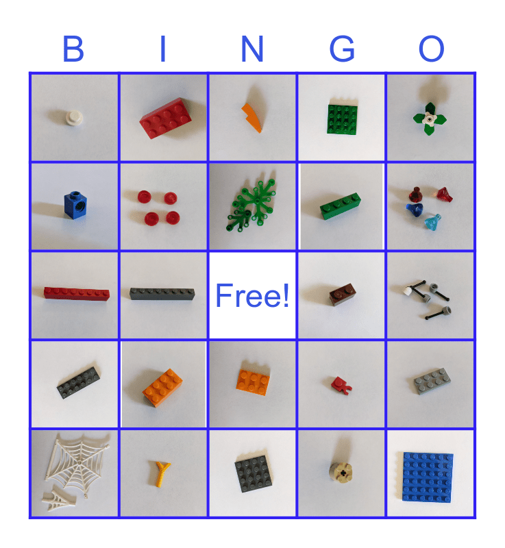 LEGO Bingo Card