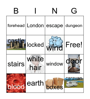 Dracula- ch 5 Bingo Card