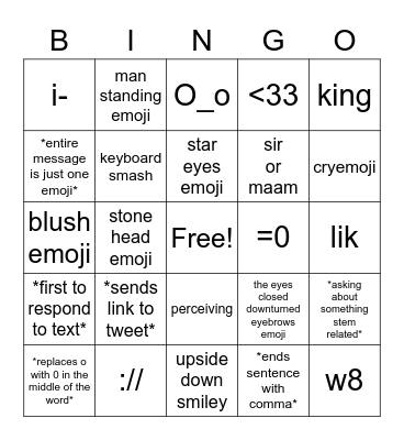 austin bingo Card