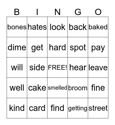 RM 21-24 Bingo Card