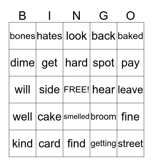 RM 21-24 Bingo Card