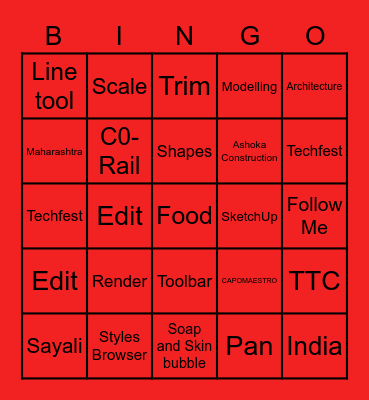 Capomaestro Bingo Card