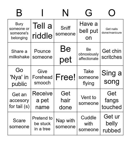 MANTICORE-1 Bingo Card