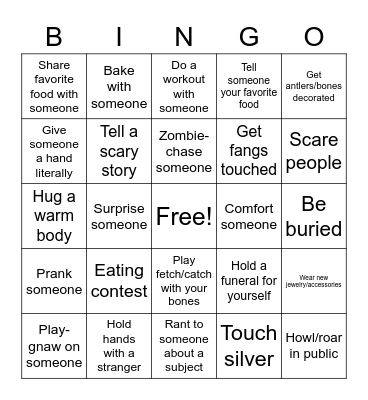WALDEGEIST-1 Bingo Card
