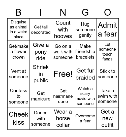KELPIE-1 Bingo Card