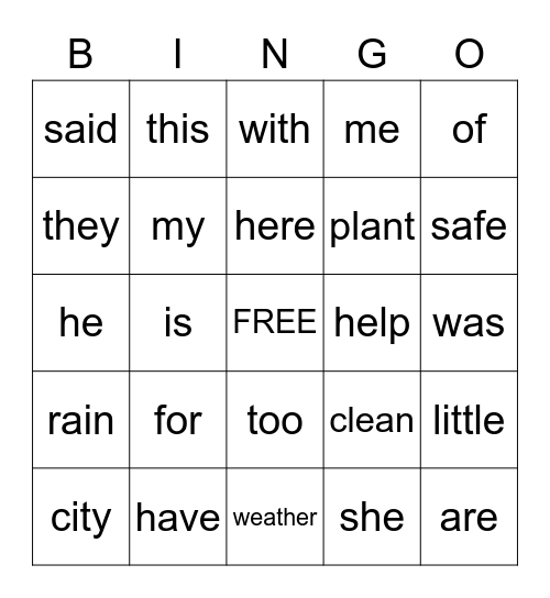 Unit 6, 7, and 8 BINGO Card