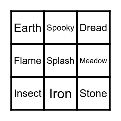 Plate Bingo Card