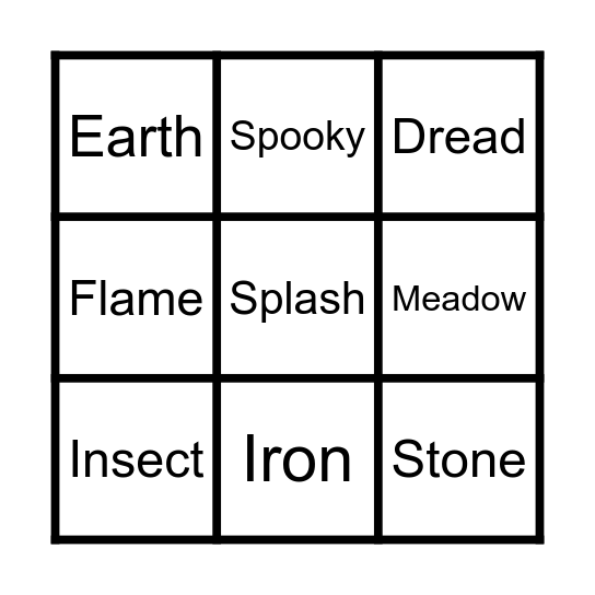 Plate Bingo Card