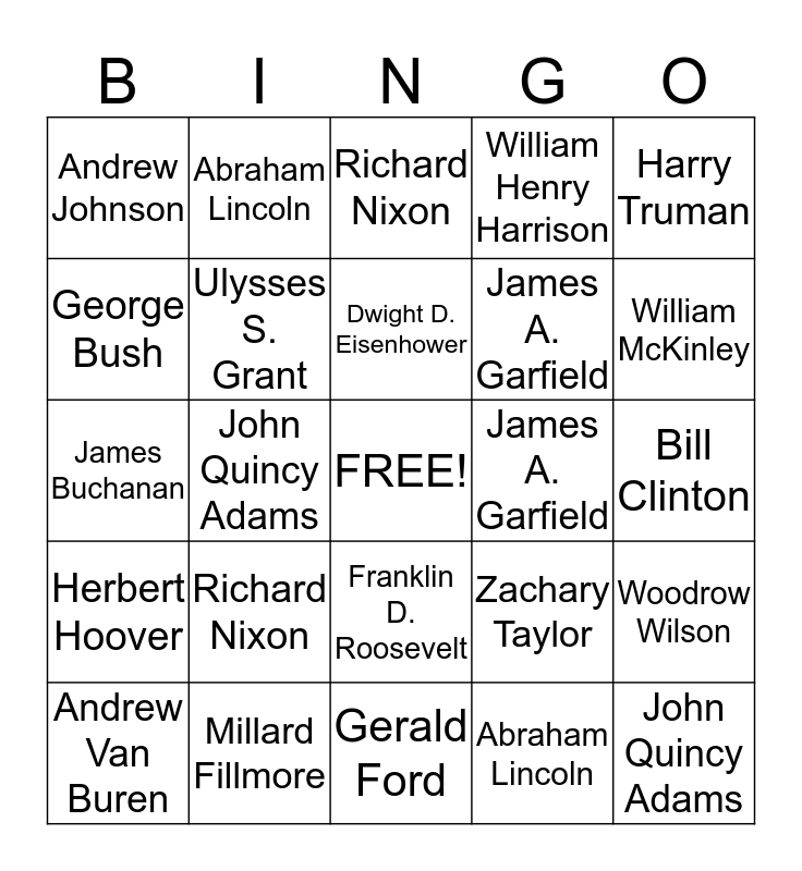 presidents-day-bingo-card