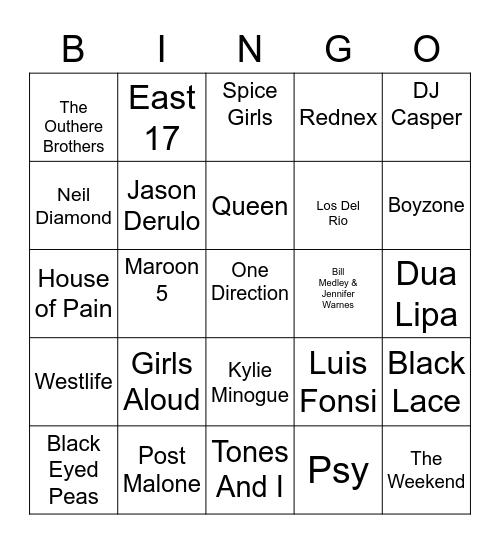 Bingo Loco Bingo Card