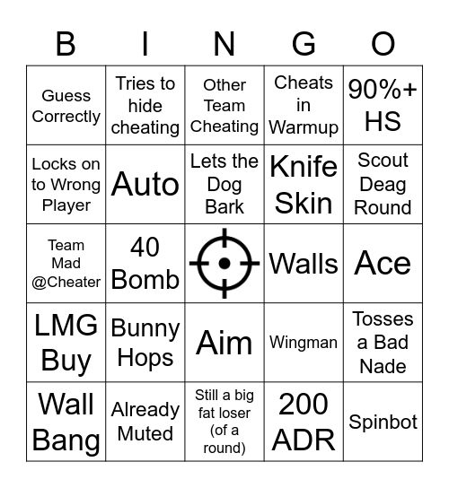 CS:GO Overwatch Bingo Card