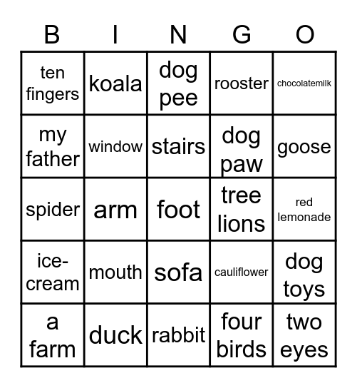 voor Tim 12 april Bingo Card