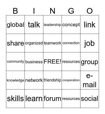 WOMEN'S NETWORK OF HOUSTON Bingo Card