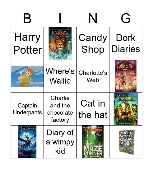 Popular Book Bingo Card