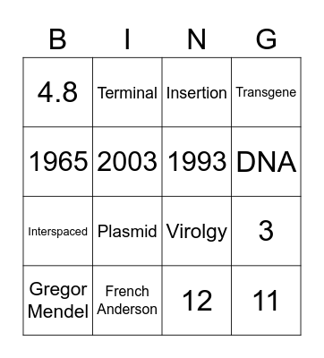 Virus BINGO! Bingo Card