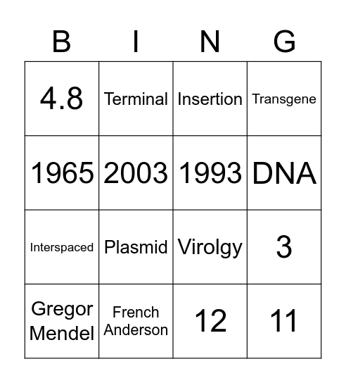 Virus BINGO! Bingo Card