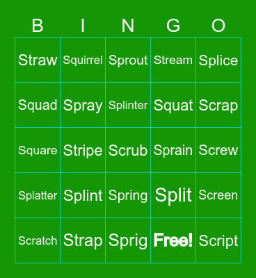 BINGO! Bingo Card
