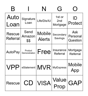 May Bingo Card
