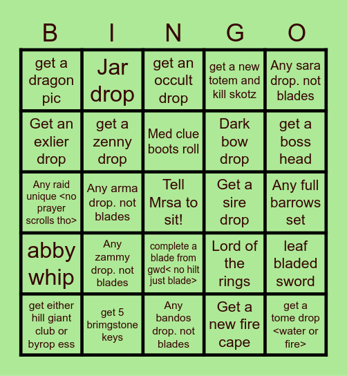 420 lounge pvm bingo event Bingo Card