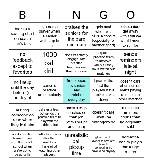 daniel love bingo Card