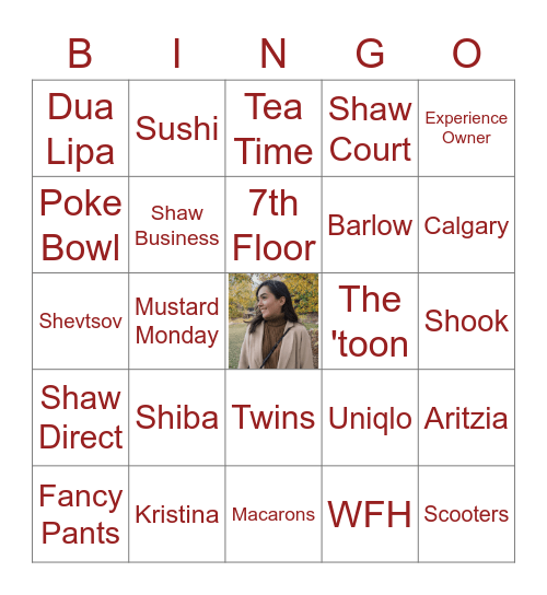 BOUGIE BINGO Card