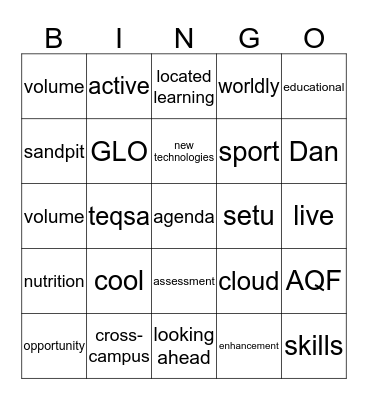 End of Year Teaching and Learning Bingo Card