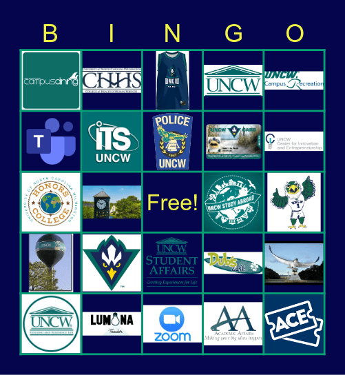 AdminSAC Joy Event: 2021 Bingo Card