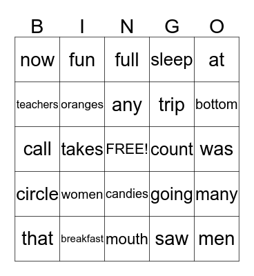 Hannah's Bingo Game Bingo Card