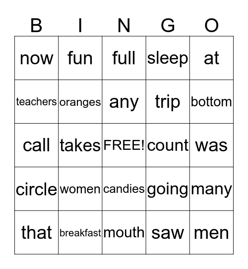 Hannah's Bingo Game Bingo Card