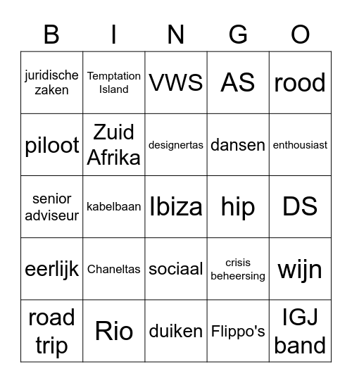 Merredit 3 Bingo Card